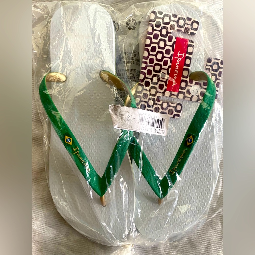 ☀️Flip Flops Men’s size 13 Brazilian Flag